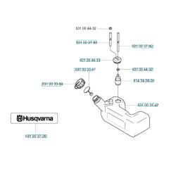 Fuel Tank Assembly for Husqvarna