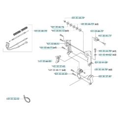 Handle Assembly for Husqvarna 165 BT