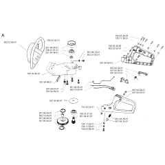 Handle Assembly for Husqvarna 16H