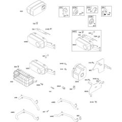 Exhaust System for Briggs & Stratton
