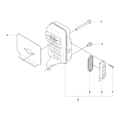 Muffler Assembly for Husqvarna 170BT