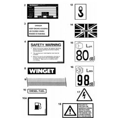 Decal Assembly for Winget 175T
