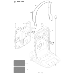 Frame Assembly for Husqvarna 180BF