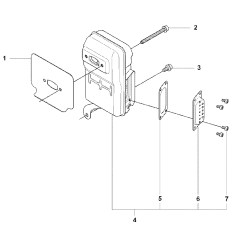 Muffler Assembly for Husqvarna