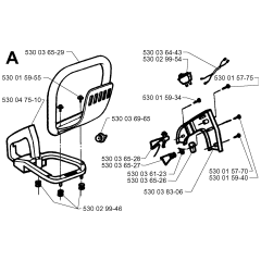 Handle Assembly for Husqvarna 18H