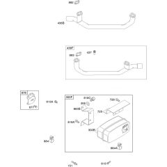 Exhaust System for Briggs & Stratton