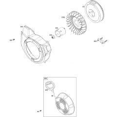 Blower Housing & Starter Assembly