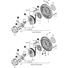 Recoil Starter for Hatz 1B30