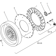Blower, Flywheel Assembly