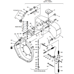 Fuel-2 Assembly for Hatz 1B40