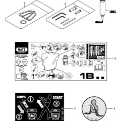 Hatz 1B40 Accessories Assembly