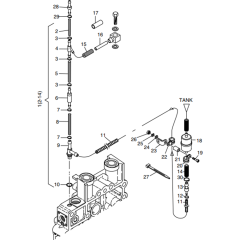 Fuel Filter Assembly for Hatz 1B40