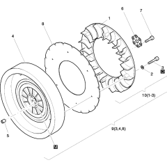 Blower, Flywheel Assembly