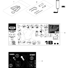 Hatz 1B50 Engine Accessories