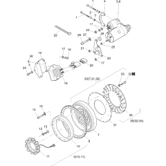 Starter, Alternator Assembly