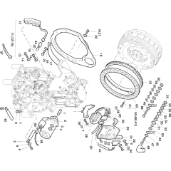 Starter, Alternator Assembly