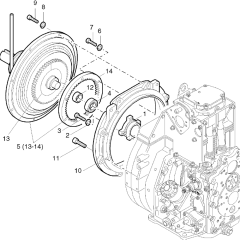 Clutch Assembly for Hatz 1D41