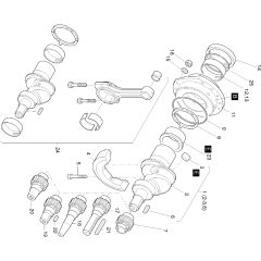 Crankshaft & Bearing Flange