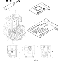 Hatz 1D42 Accessories Assembly