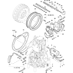 Starter, Alternator Assembly