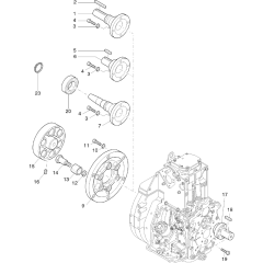Stabshaft & Coupling for Hatz 1D42
