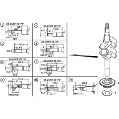 Crankshaft Assembly for Honda