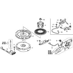 Flywheel Assembly for Honda