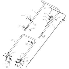Handle Assembly for Masport 200ST