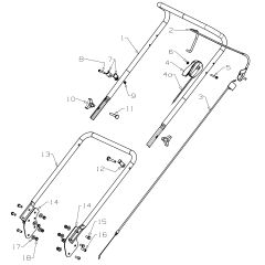 Handle Assembly for Masport Mower