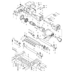 Makita 2012NB Planer Assembly