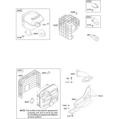 Exhaust System for Briggs & Stratton