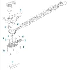 Gears Assembly for Husqvarna