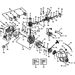Engine for Husqvarna 21 LCN