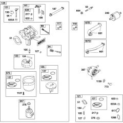 Carburettor Assembly for Briggs