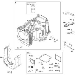 Cylinder Assembly for Briggs & Stratton