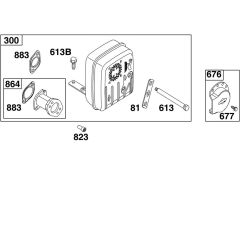 Exhaust System for Briggs & Stratton