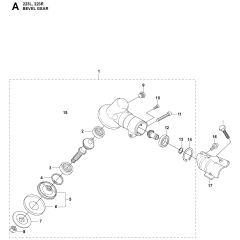 Bevel Gear Assembly for Husqvarna