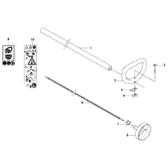 Shaft & Handle for Husqvarna 223L