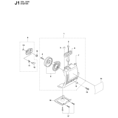 Starter Assembly for Husqvarna 223L