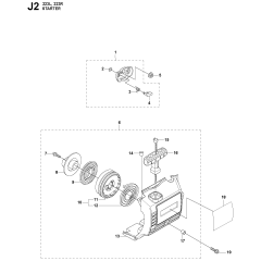 Starter Assembly for Husqvarna 223L