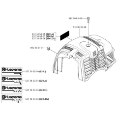 Cylinder Cover for Husqvarna