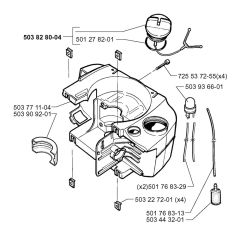 Crankcase for Husqvarna Auger