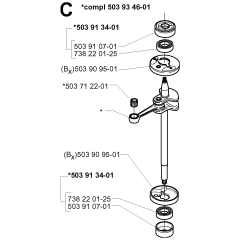 Crankshaft Assembly for 225B