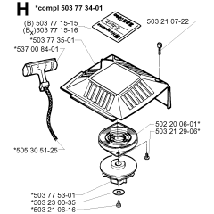 Starter Assembly for Husqvarna
