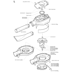 Fan Assembly for Husqvarna 225B