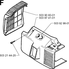 Cover Assembly for Husqvarna 225BV