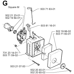 Carburetor & Air Filter Assembly