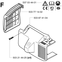 Cover Assembly for Husqvarna 225 H75