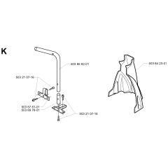 Handle Assembly for Husqvarna