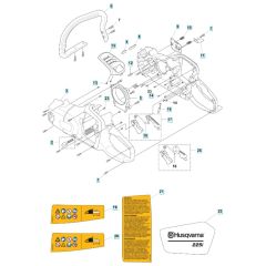 Husqvarna 225i Chainsaw Housing